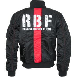 Alpha Industries Bunda  RBF Jacket černá L