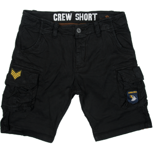Alpha Industries Kalhoty krátké  Crew Short Patch černé 28