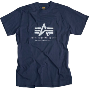 Alpha Industries Tričko  Basic T-Shirt nautical blue M