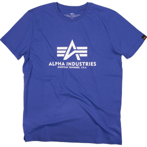 Alpha Industries Tričko  Basic T-Shirt nautical blue S