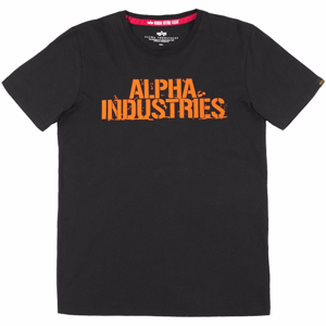 Alpha Industries Tričko  Blurred T černá 3XL