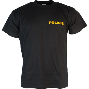 Tričko POLICIE černé XXL