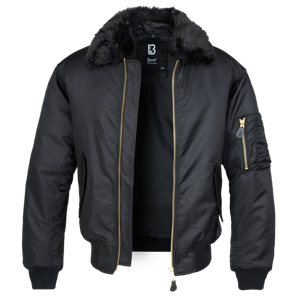 Brandit Bunda MA2 Fur Collar Jacket černá 3XL