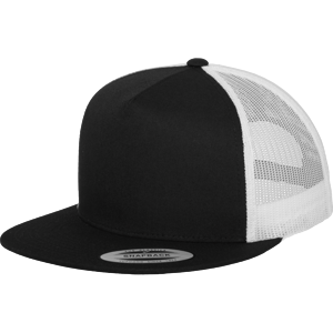 Brandit Čepice Baseball Cap Classic Trucker 2-Tone černá | bílá