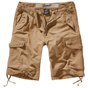 Brandit Kalhoty krátké Hudson RipStop Shorts camel XL