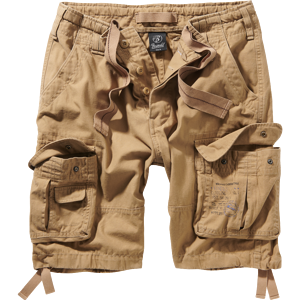 Brandit Kalhoty krátké Pure Vintage Shorts béžové 4XL