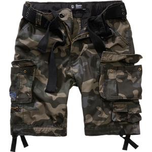Brandit Kalhoty krátké Savage Ripstop Shorts darkcamo L