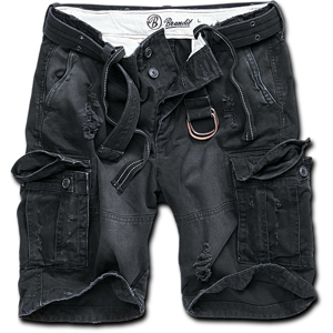Brandit Kalhoty krátké Shell Valley Heavy Vintage černé XL