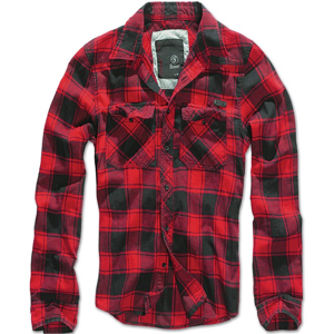 Brandit Košile Check Shirt červená | černá 3XL