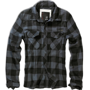 Brandit Košile Check Shirt šedá | černá XXL