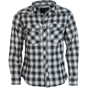 Brandit Košile Great Creek Checkshirt černá | bílá S