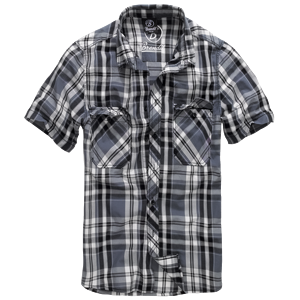 Brandit Košile Roadstar Shirt 1/2 černá | antracitová M