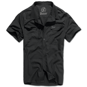 Brandit Košile Roadstar Shirt 1/2 černá M
