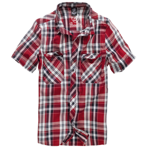 Brandit Košile Roadstar Shirt 1/2 červená 3XL