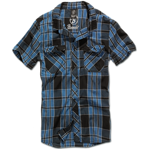 Brandit Košile Roadstar Shirt 1/2 indigo 3XL