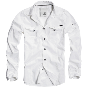 Brandit Košile SlimFit Shirt bílá 4XL