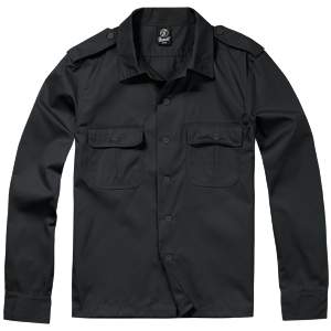 Brandit Košile US Hemd 1/1 černá XL