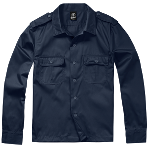 Brandit Košile US Hemd 1/1 modrá tmavě (navy) 3XL