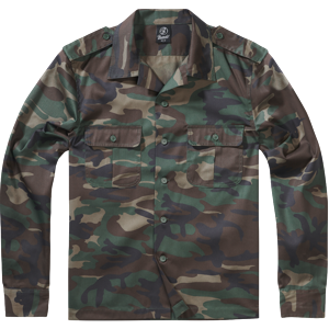 Brandit Košile US Hemd 1/1 woodland XL