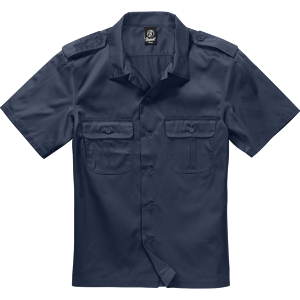 Brandit Košile US Hemd 1/2 modrá tmavě (navy) 3XL