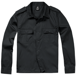 Brandit Košile US Shirt Longsleeve černá 6XL