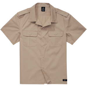 Brandit Košile US Shirt Ripstop 1/2 Arm béžová 3XL