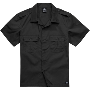 Brandit Košile US Shirt Ripstop 1/2 Arm černá XL