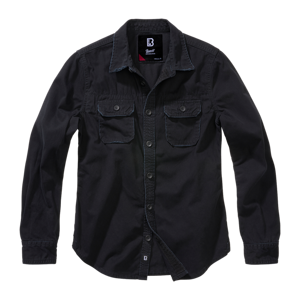Brandit Košile Women Vintage Shirt Long Sleeve černá 3XL