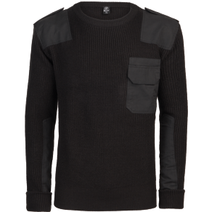 Brandit Pulovr BW Pullover černý XL [54/56]