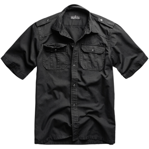 Košile M65 Basic Shirt 1/2 černá M