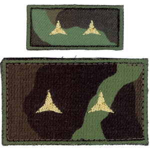 Nášivka: Hodnost AČR Poručík vz. 95 zelený malá