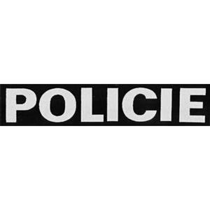 Nášivka: POLICIE [velká] [ssz] černá | bílá