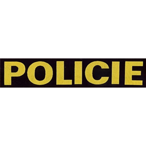Nášivka: POLICIE [velká] [ssz] černá | žlutá