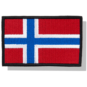 Nášivka: Vlajka Norsko [80x50] [ssz]