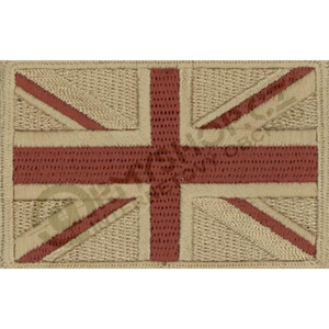 Nášivka: Vlajka Velká Británie béžová | hnědá