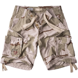 Surplus Kalhoty krátké Airborne Vintage Shorts desert 3 barvy S