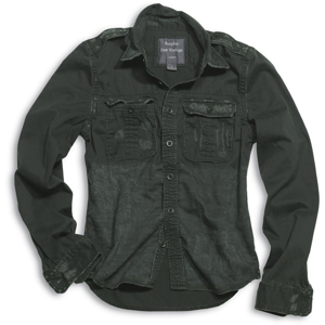 Surplus Košile Raw Vintage Shirt 1/1 černá XL