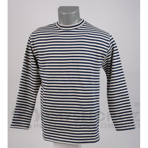 Tričko námořnické zimní s dl.rukávem STURM modro | bílé XL