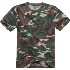 Tričko US T-Shirt BRANDIT woodland 4XL