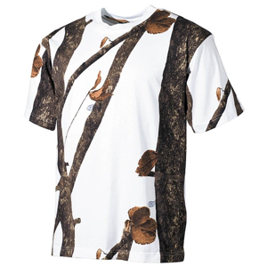 Tričko US T-Shirt lovecká camo zimní S