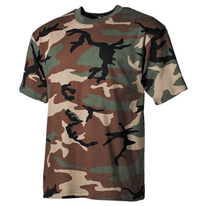 Tričko US T-Shirt woodland XS